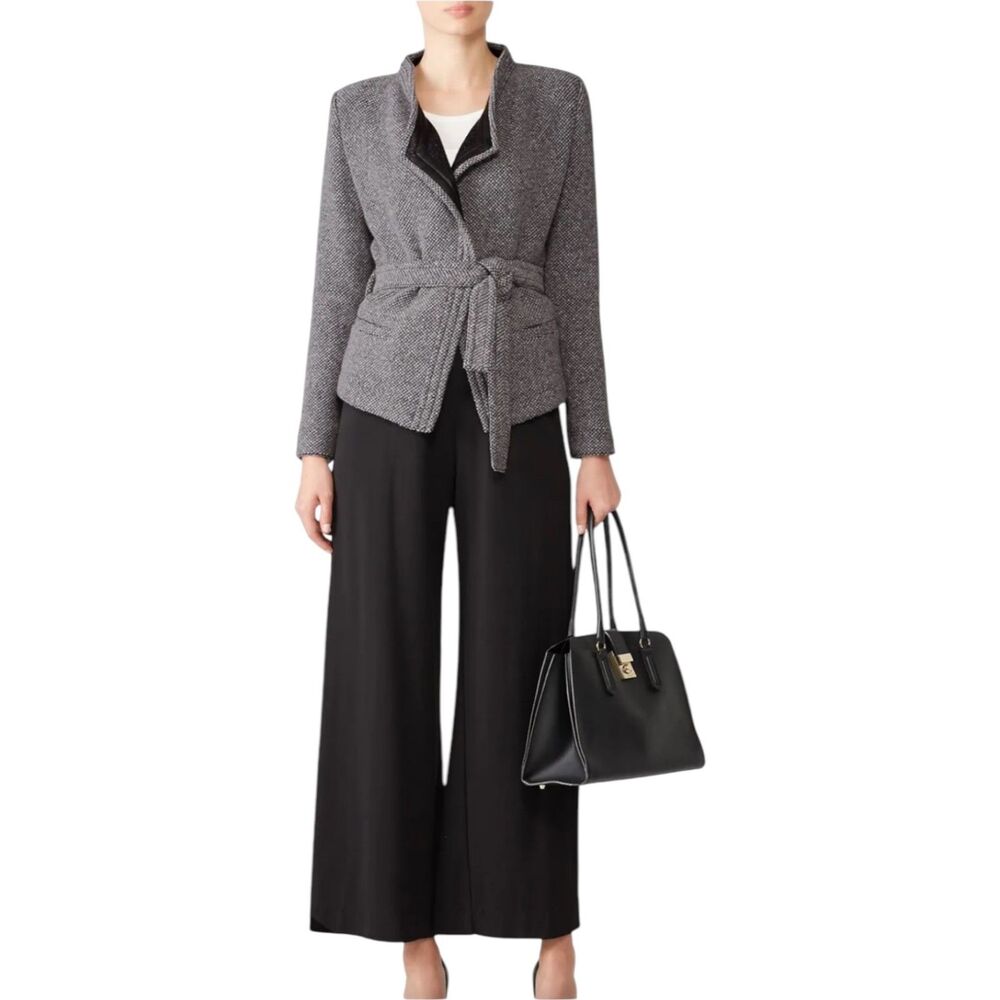 IRO Awa Wool Cotton Jacket Waist Tie Women’s 36 Italian Fabric Size Small